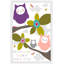 «Owls Mauve», reproduction encadrée-18667254