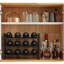12 Bottle Wine Bottle Rack Black