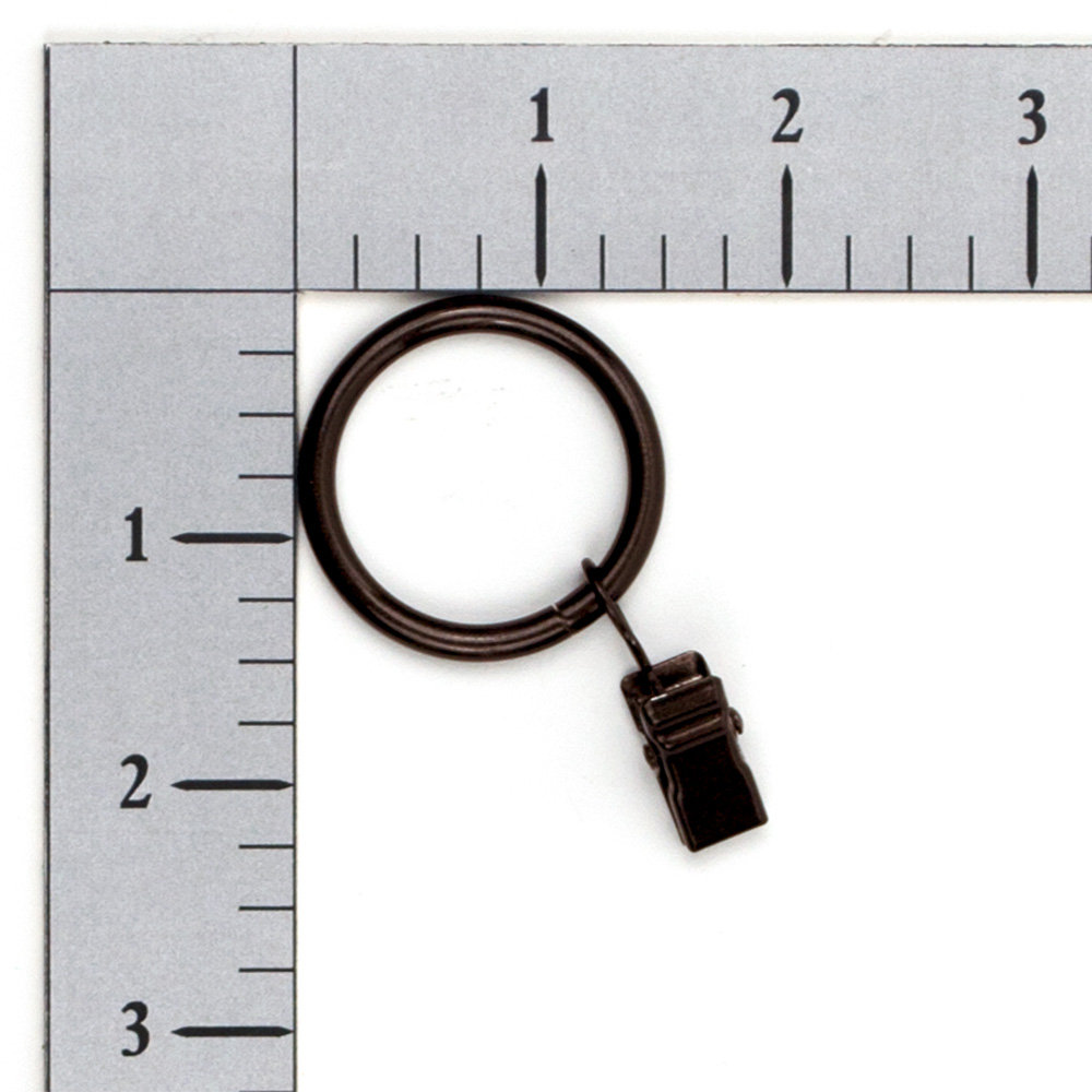 Vasios Curtain Rings, Oil Rubbed Bronze