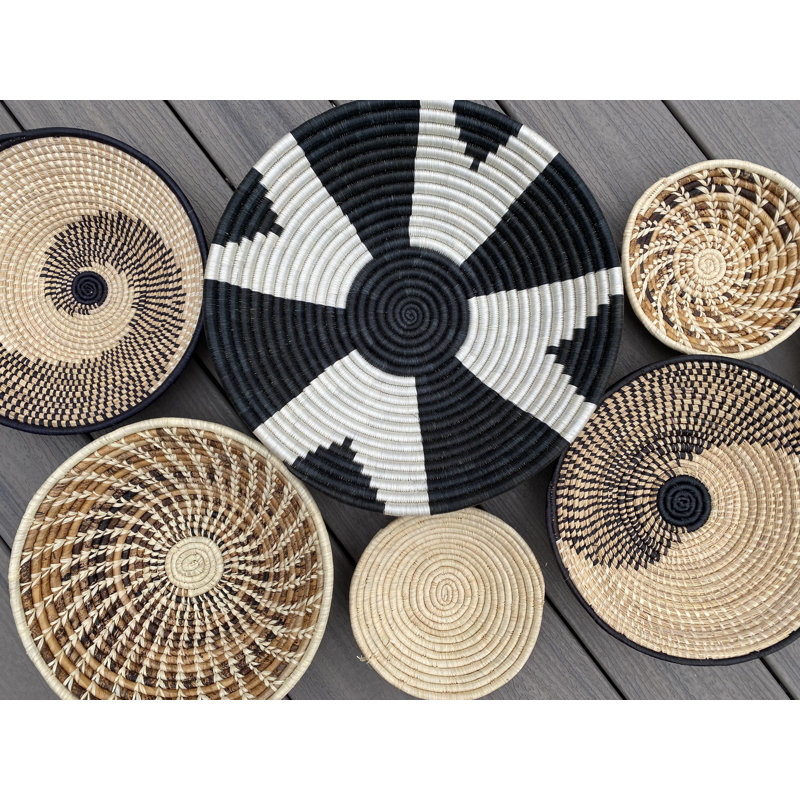 Ensemble de décoration murale paniers 7 pièces