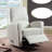 Vegan Leather Swivel Reclining Glider-16197280