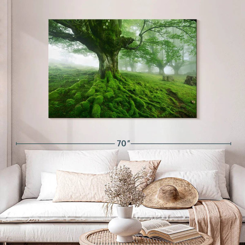 Arbre moussu Harnek, H 32 po x l 48 po