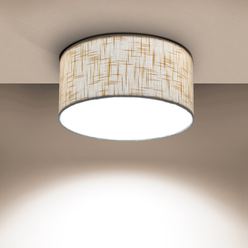 Aulelei Flush Mount, Relief Beige
