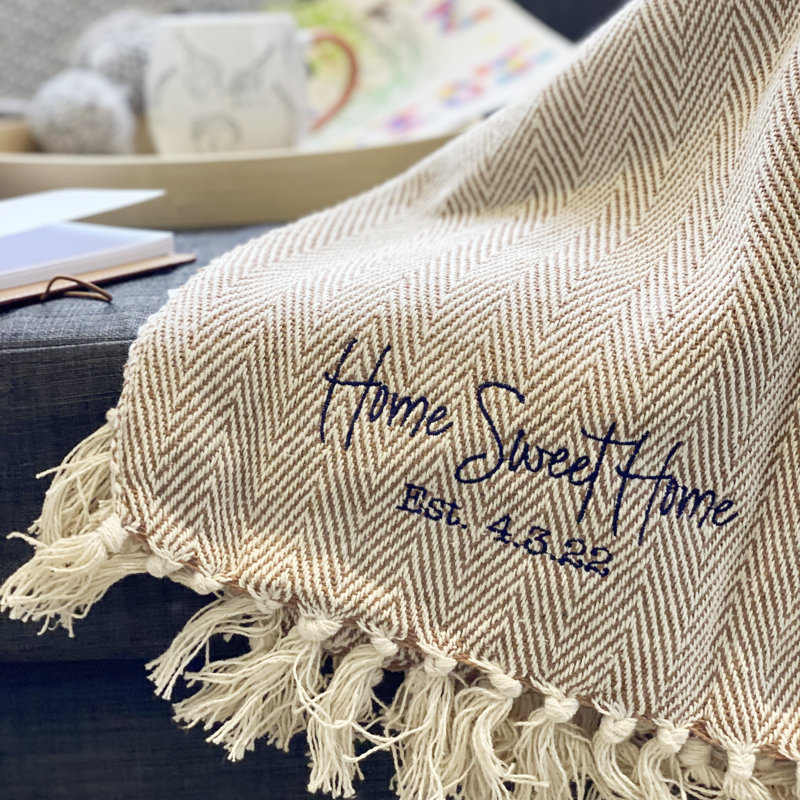 Halmstad Home Sweet Home Blanket