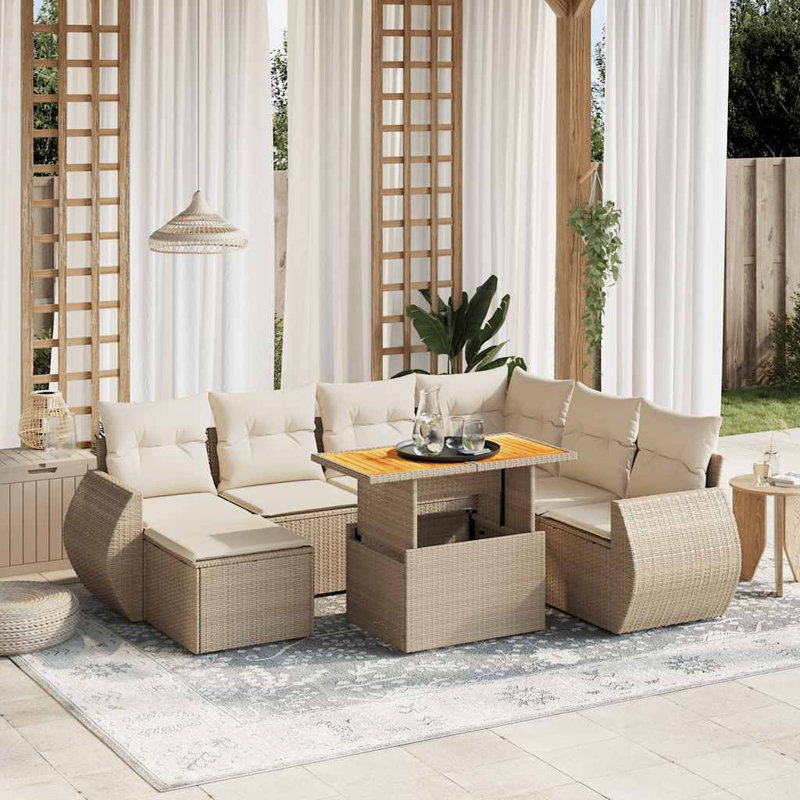 Ensemble de canapé de jardin Vidaxl