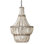 Lustre empire unique à 1 lumière avec accents perlés