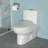 Modern Ceramic Toilet With Dual Flush Function & User- Cover Silent Seat Pad