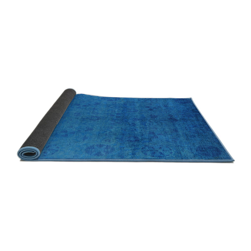 Tapis oriental bleu, Rond 4 pi