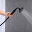 Robinet de baignoire autoportant en laiton massif en nickel brossé - élégant et fonctionnel pour votre robinet de salle de bain avec solution complète de tubes d'alimentation-127368470