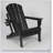 HDPE Folding Adirondack Chair With Dual Cup Holder And Wood Texture, Durable And Comfortable For Outdoor Use-893728675