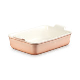 Le Creuset Stoneware Heritage Deep Rectangular Lasagna Dish, 6.75 Qt., Cerise