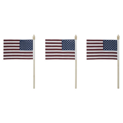 My Country, drapeau américain, ensemble de 3 10,5 x 6
