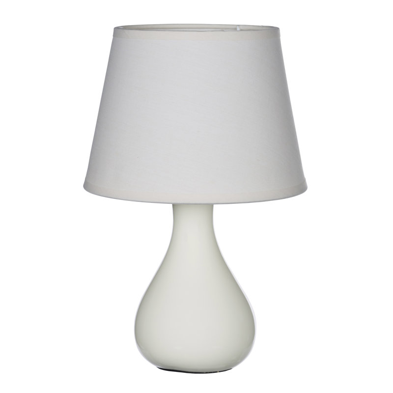 Calliah Ceramic Table Lamp, Cream