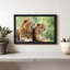 Animal «Couple de lion, art mural»-101779406