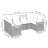 Vidaxl Garden Sofa Set Black, Cream White