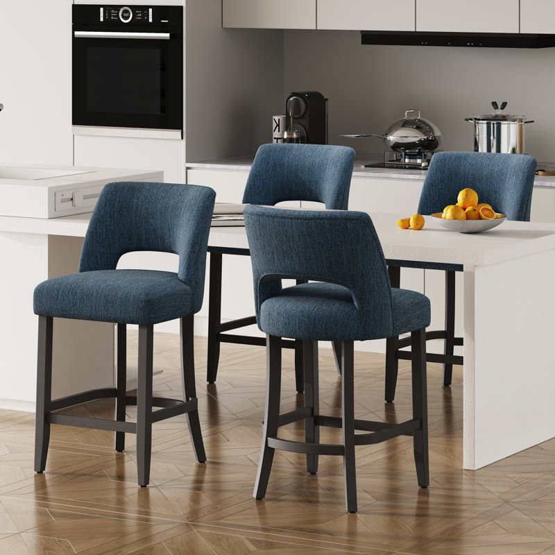 Tabouret de bar Bisto, Bleu