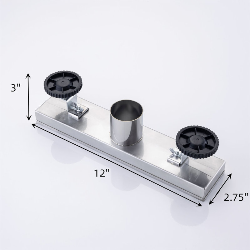 12 W Linear Grid with Overflow Included, Brushed Nickel