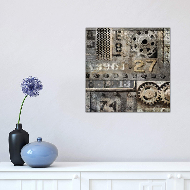 Industrial II by Dylan Matthews - Print on Canvas, 66.04 cm H x 66.04 cm W x 1.91 cm D, No Frame