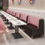 Banc de restaurant Nordic Simple Cafe