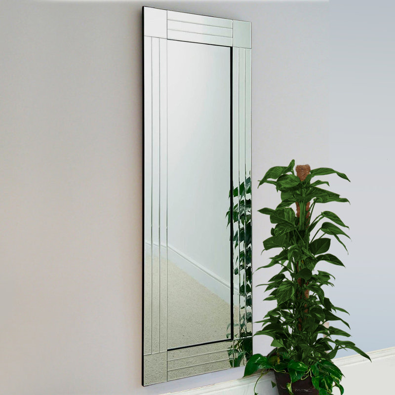 Molly Venetian Triple Frame Wall Mirror, 120cm H x 40cm W