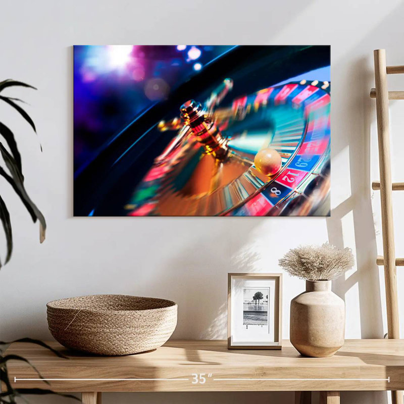 Senne Spinning Neon Roulette, H 34 po x l 51 po