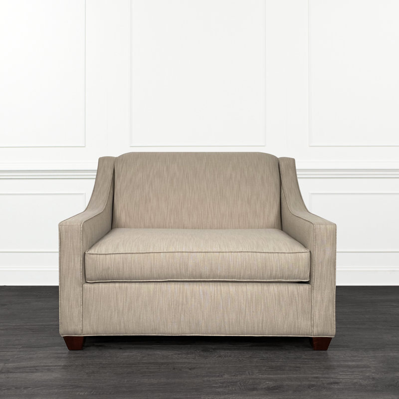 Phillips Upholstered Accent Chair, Cafelle, Fluff Pearl
