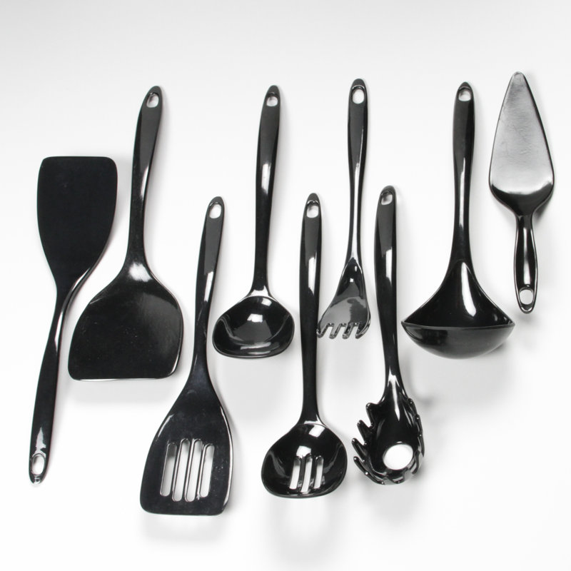 9 Piece Hard Plastic Kitchen Tool Set