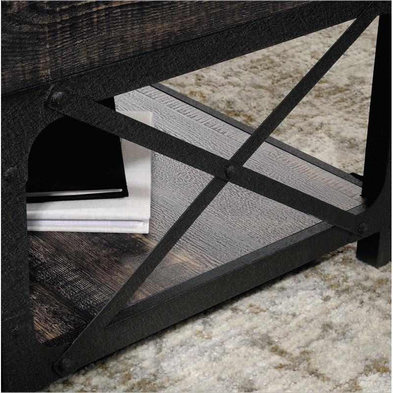 Table basse à plateau relevable