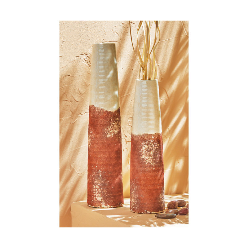 Ibiza Rustic Vase Medium, 19.29" H x 4.33" W x 4.33" D