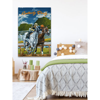 " Louisville Kentucky Derby " Painting Print