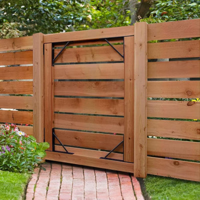 Robuste ensemble de barrière de clôture sans quincaillerie 2X4s