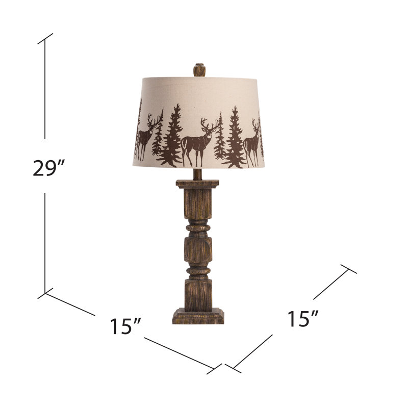 Resin Table Lamp