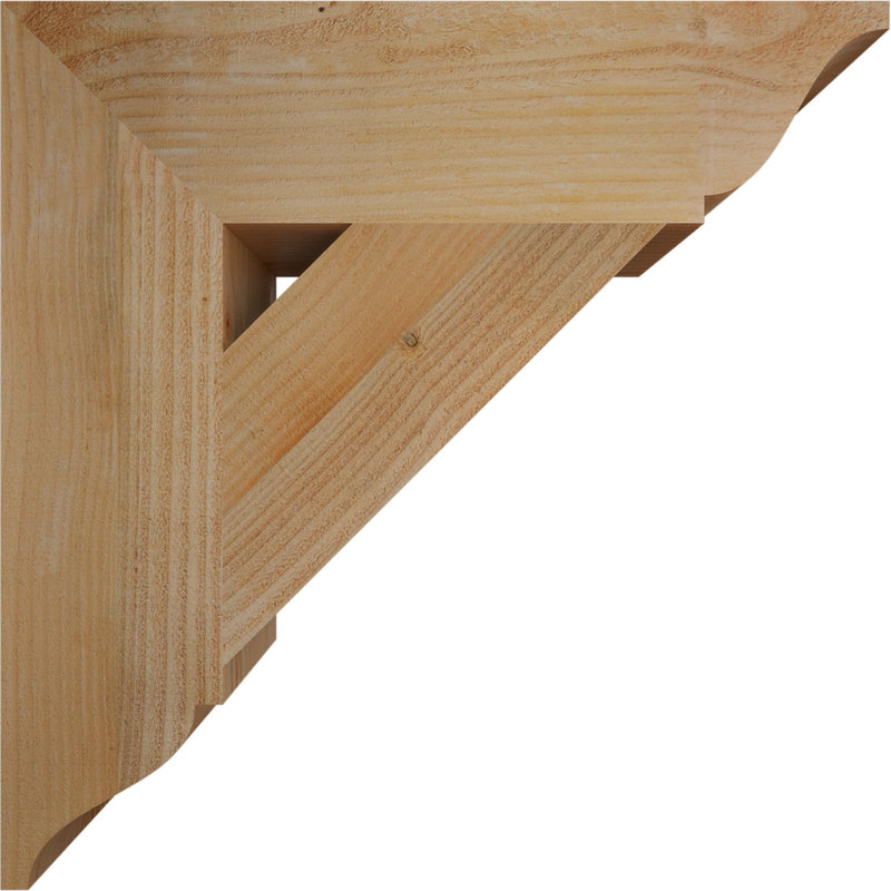 Support traditionnel, H 24 po x l 6 po x P 24 po, Douglas (sciage brut)