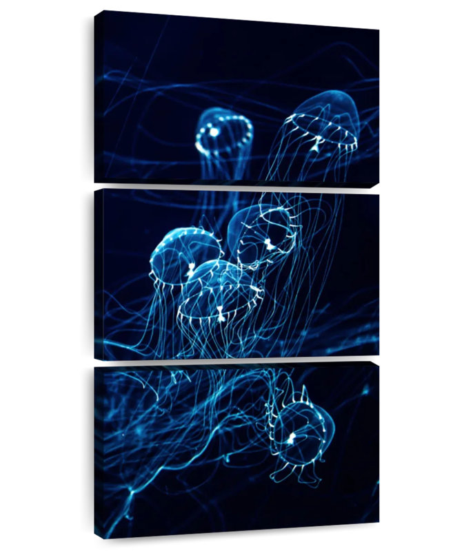 Glowing Jellyfish, 80" H x 39" W