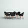 Karg Modern Duracoar And Teak Wood Finish Legs Dining Set