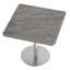Table carrée bistro moderne tulipe 31,5 pouces avec plateau en faux marbre (sans la chaise)-1519993270