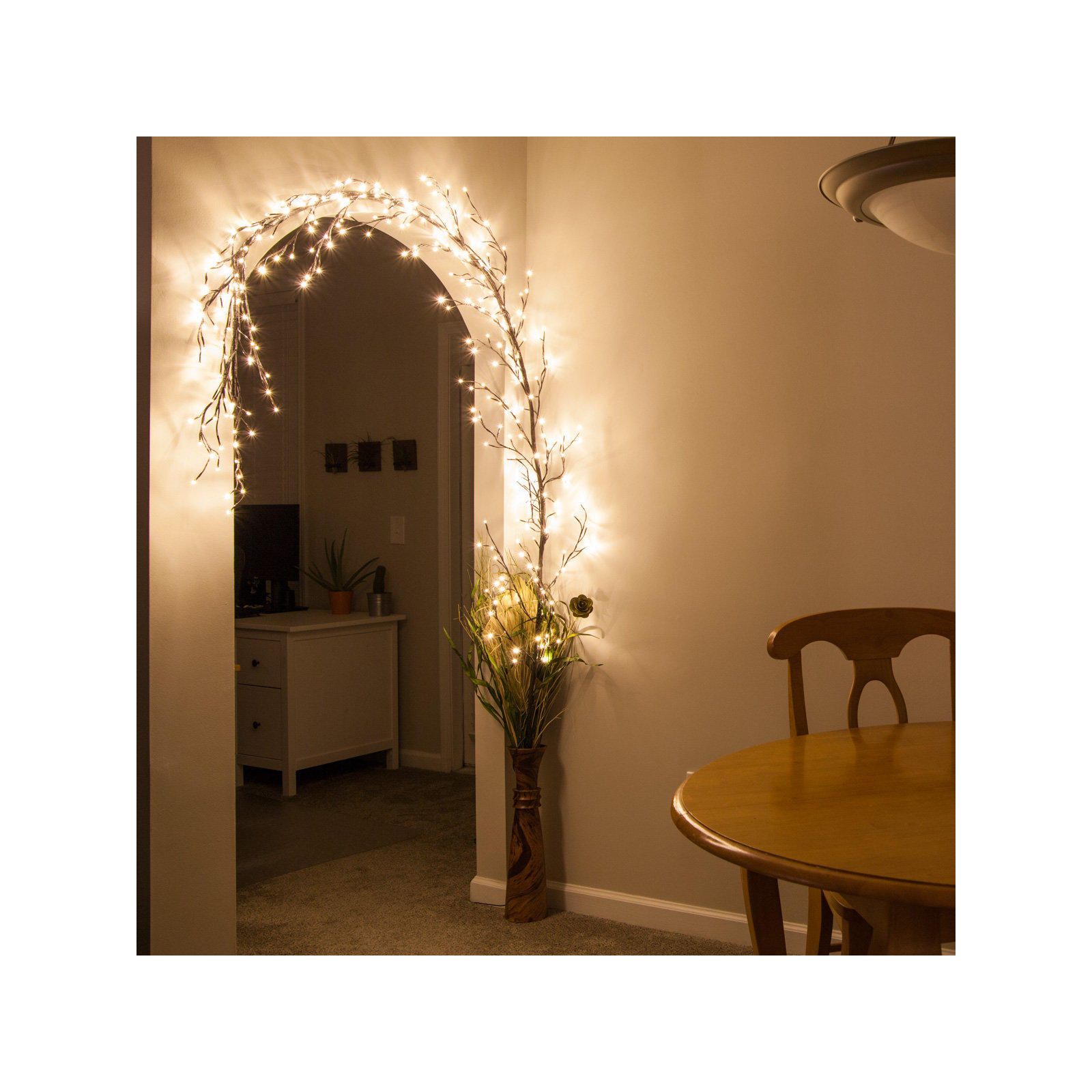 LED Climbing Vine Lighted Trees & Branches, Brown