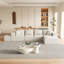 Ensemble de canapé modulaire rembourré moderne, canapé modulaire en forme de L de 132 po avec 6 oreillers-336428394
