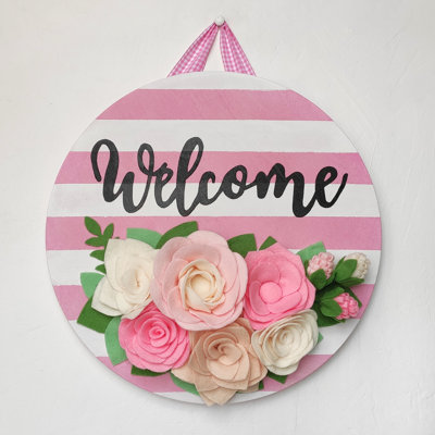 Handmade Plants & Flowers Wall Decor on Solid Wood