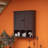 Minimalist style bathroom wall cabinet with 2 doors and adjustable shelves-71780611
