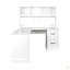 Bureau d'ordinateur à domicile avec huche-86654772