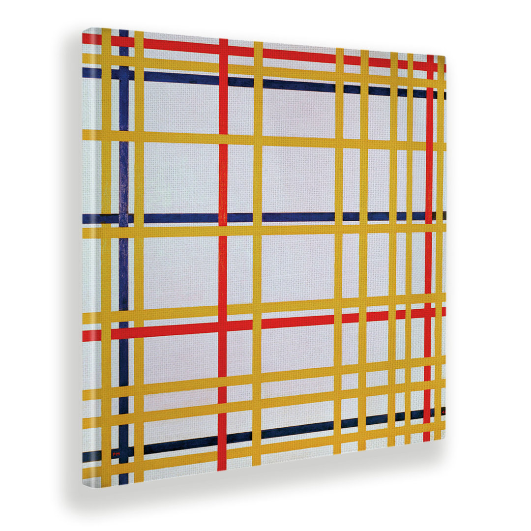 Wandbild New York von Piet Mondrian