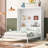 Murphy Bed Wall Bed With Shelves-13666540-13666541