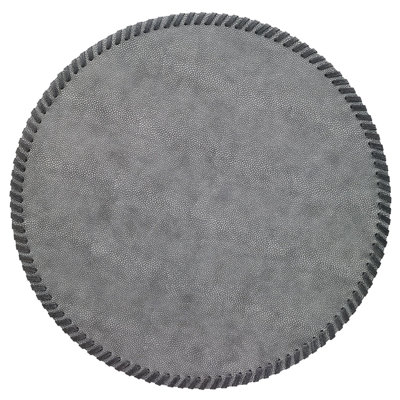 Whipstitch Vinyl Round Placemats