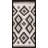 Antique Geometric Pattern Native American Flat Weave Rug