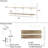 48" Long Height Adjustable Tiered Wall Shelves, Shelving Unit For Wall, Real Wood Shelves, Versatile Storage Shelves, Hanging Shelves For Living Room, Office, And Kitchen, Farmhouse, Burnt, 2 Tier-693416610