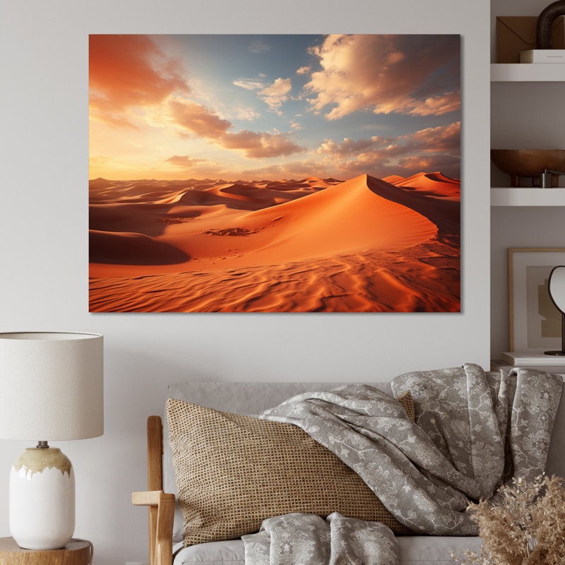 «African Sahara Dreams I» sur toile, H 30 po x l 40 po x P 1,5 po, Toile tendue