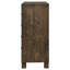 Commode 8 tiroirs rustique brun doré