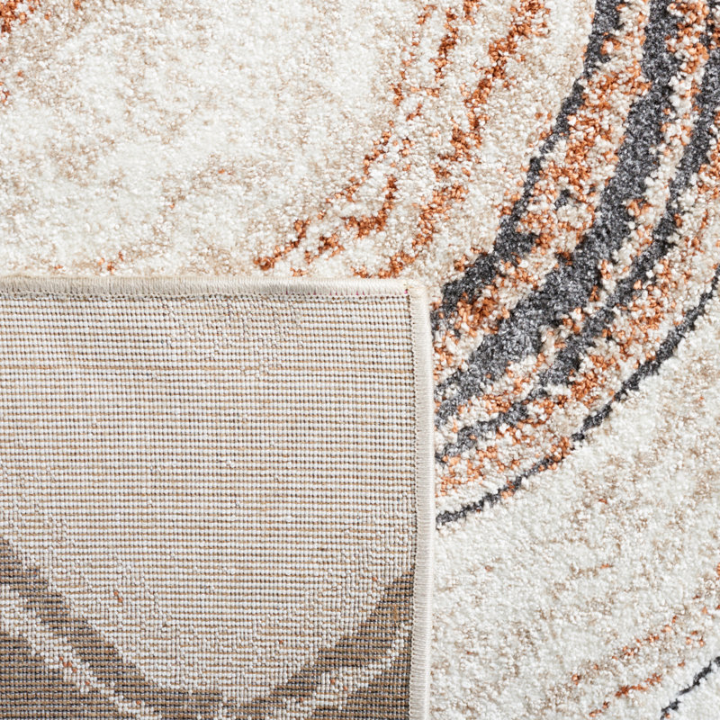 Cyrus Shag Performance Abstract Rug, Rectangle 5'5" x 7'6"