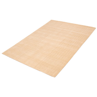 Tapis crème Kashkuli Gabbeh 6 pi 8 po x 9 pi 5 po